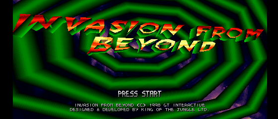 Invasion from Beyond Title Screen